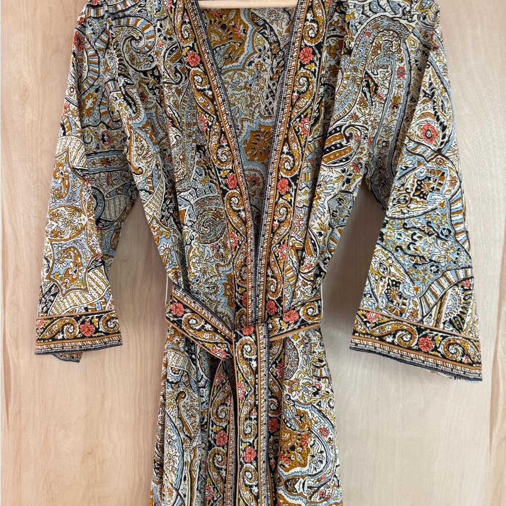 Cleobella Zoya Duster Robe - XS - Artisan Boho Kimono - Picture 9 of 16